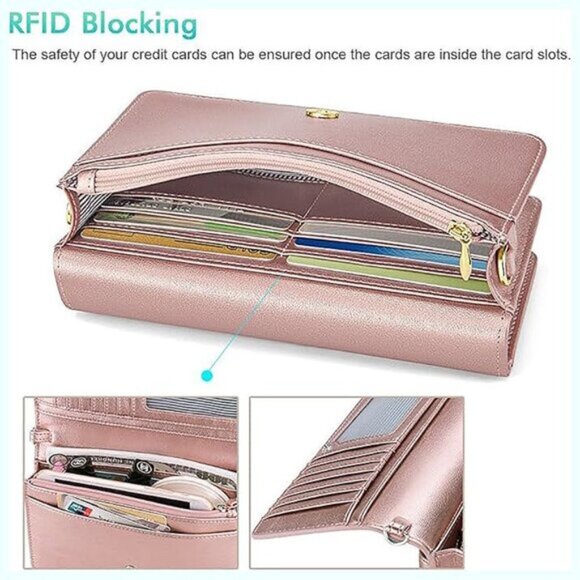 Women Small Crossbody Bag Cellphone Your Rose Gold - Picture 6 of 6